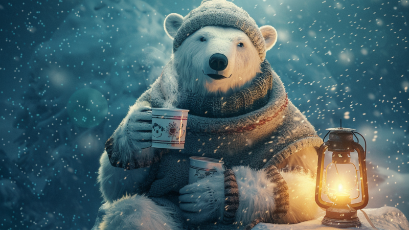 Frieren Eisbären?